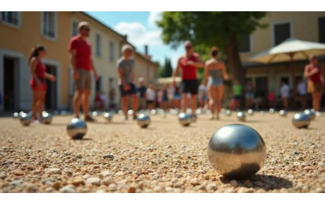 Concours de pétanque